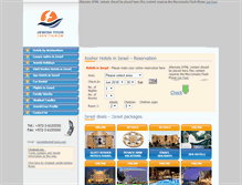 Tablet Screenshot of jewishtour.com